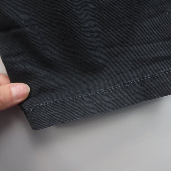 Nili Lotan Paris Pants in Washed Black Size 4 Baggy Drop Crotch - Picture 9 of 13